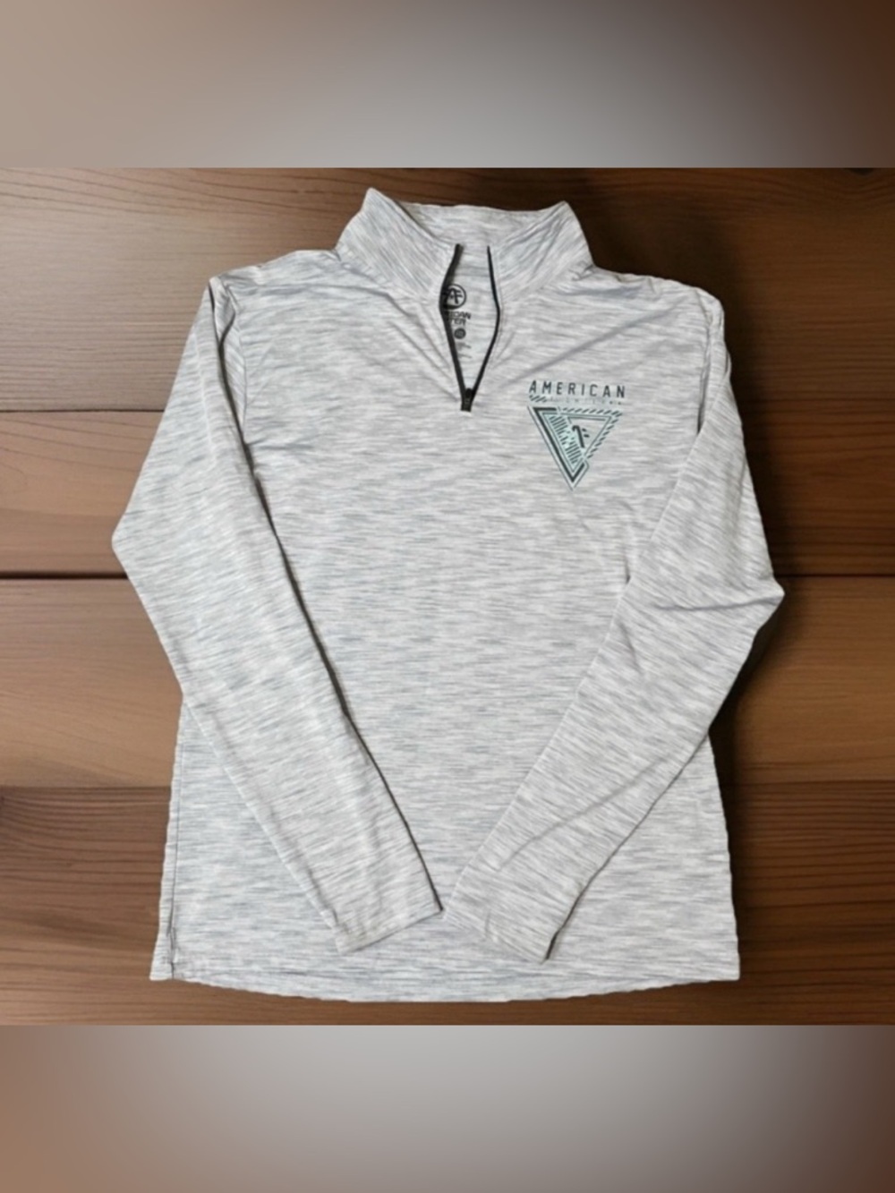 American Fighter Men 2XL Blue Quarter Zip Pullover Hydrocore Premium Athletics